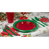 Christmas Printed Table Skirt | 6 Pack